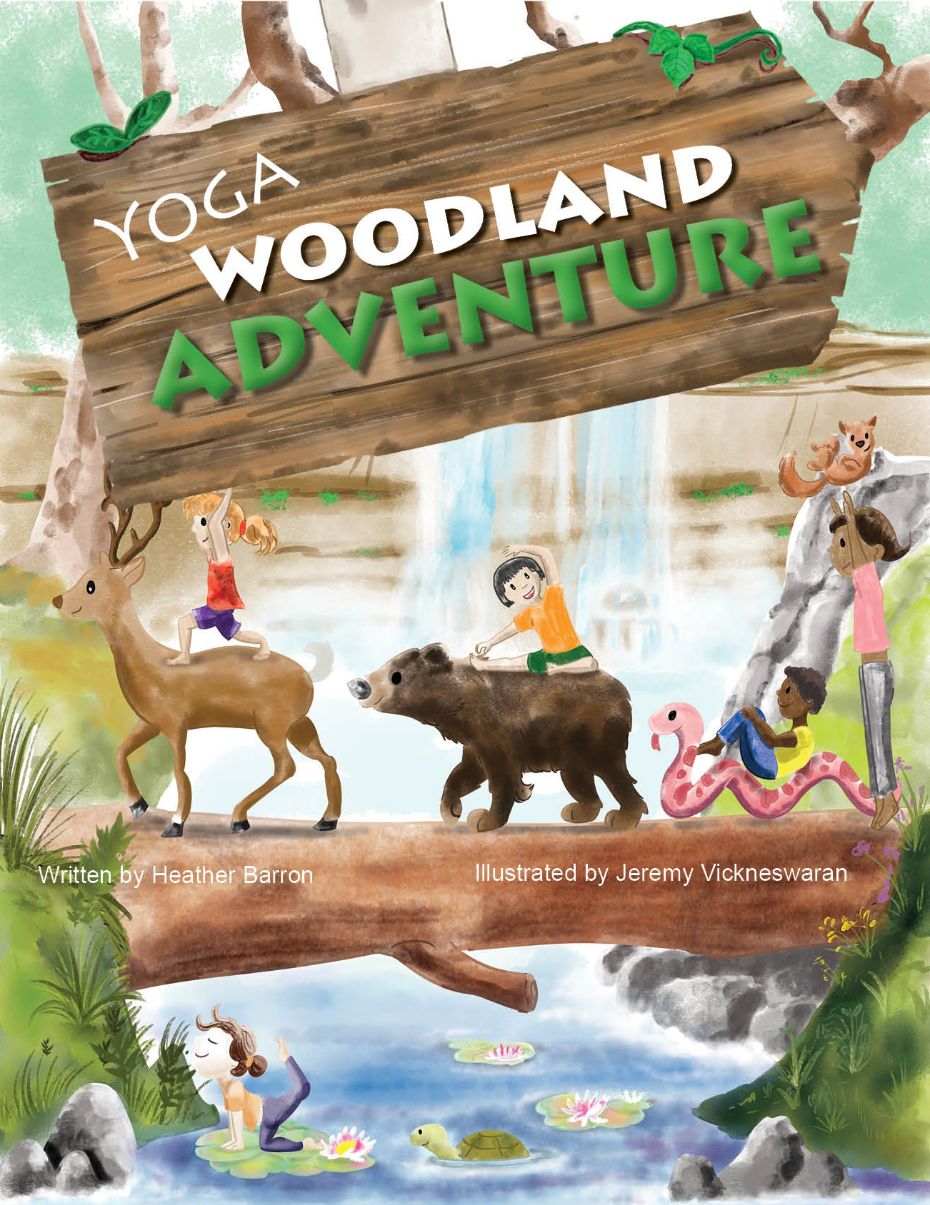 Yoga Woodland Adventure Book Cover